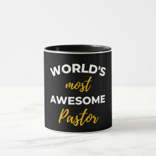 World's Most Awesome Pastor Mug