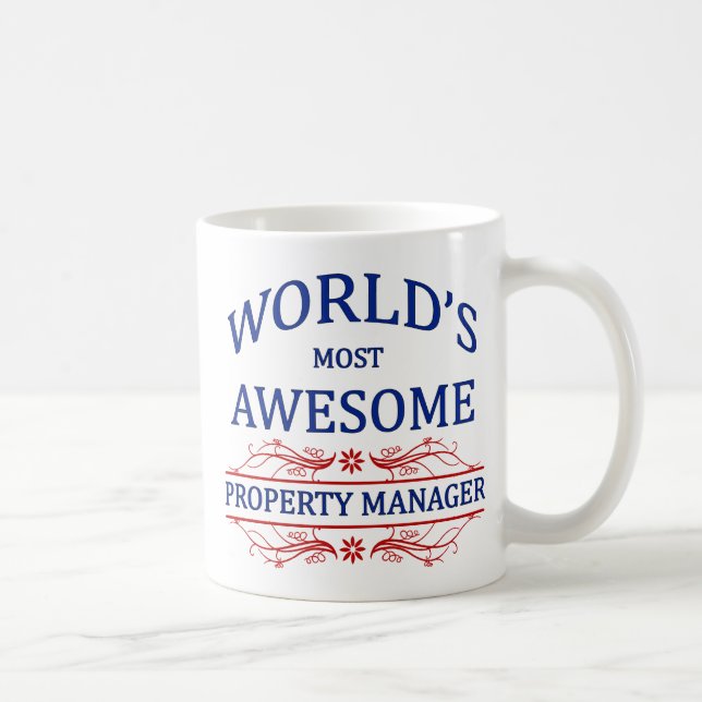 World's Most Awesome Property Manager Coffee Mug (Right)