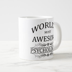World's Most Awesome Psychologist Large Coffee Mug
