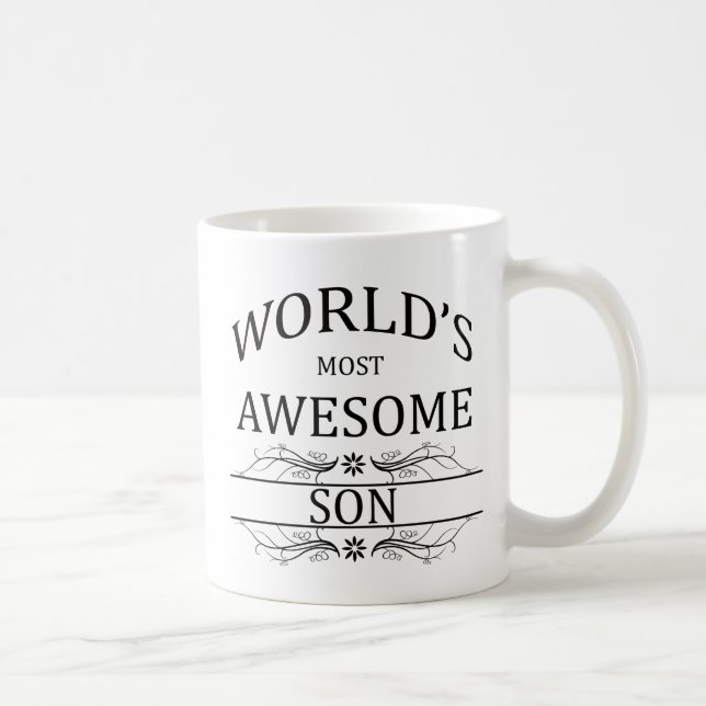 World's Most Awesome Son Coffee Mug (Right)