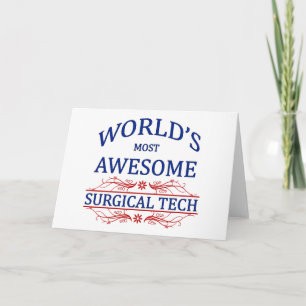 World's Most Awesome Surgical Tech Card