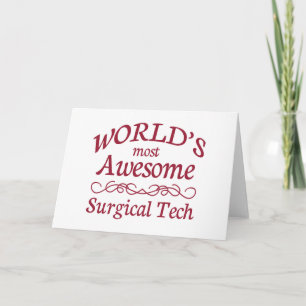 World's Most Awesome Surgical Tech Card