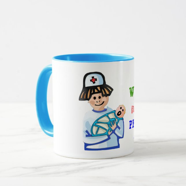World's Most Caring Paediatrics Nurse Coffee Mug (Front Left)