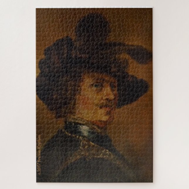 WORLD'S MOST DIFFICULT REMBRANDT ART PUZZLE (Vertical)