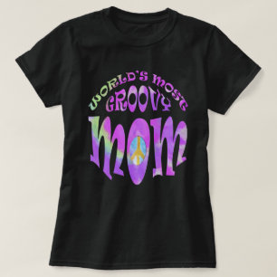 Worlds Most Groovy Mum Pastel T-Shirt