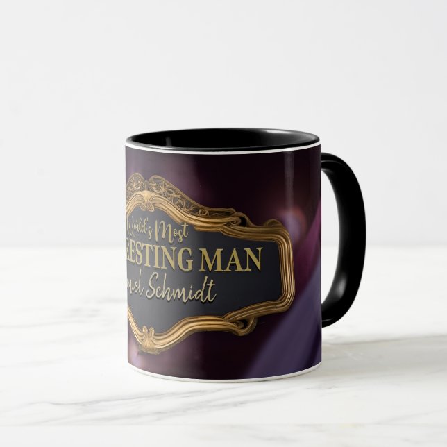 World's Most Interesting Man, Personalised Mug (Front Right)