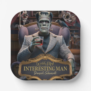 World's Most interesting Man, Personalised Paper Plate