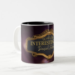 World's Most Interesting Man, Personalised Two-Tone Coffee Mug