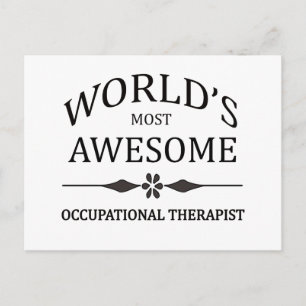 World's Most Occupational Therapist Postcard