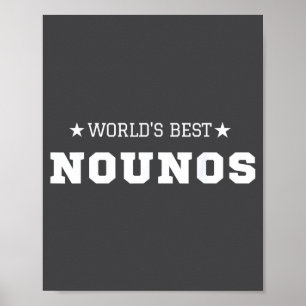 World's Nounos _ Greek Cypriot Godfather Gift Poster