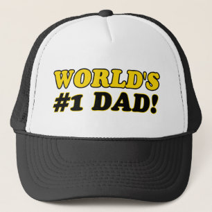 World's number 1  dad trucker hat
