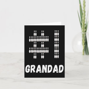 World's Number One Bowler Grandad Bowling Card
