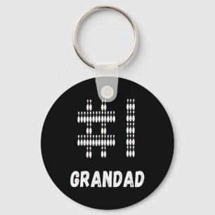 World's Number One Bowler Grandad Bowling Key Ring