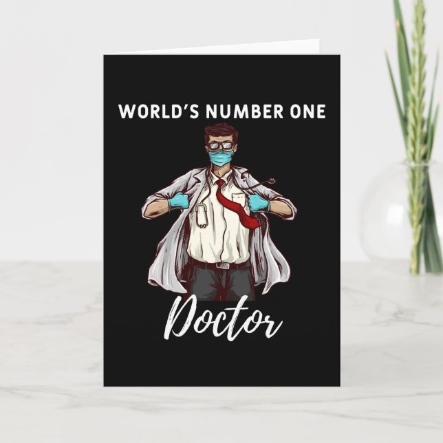 World's Number One Doctor Card (Front)