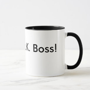 Worlds O.K. Boss Mug