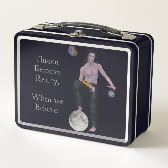 Worlds of Illusion Metal Lunch Box (Front)