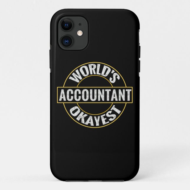 World's Okayest Accountant Case-Mate iPhone Case (Back)