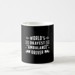 World's Okayest Ambulance Driver Paramedic Funny Coffee Mug