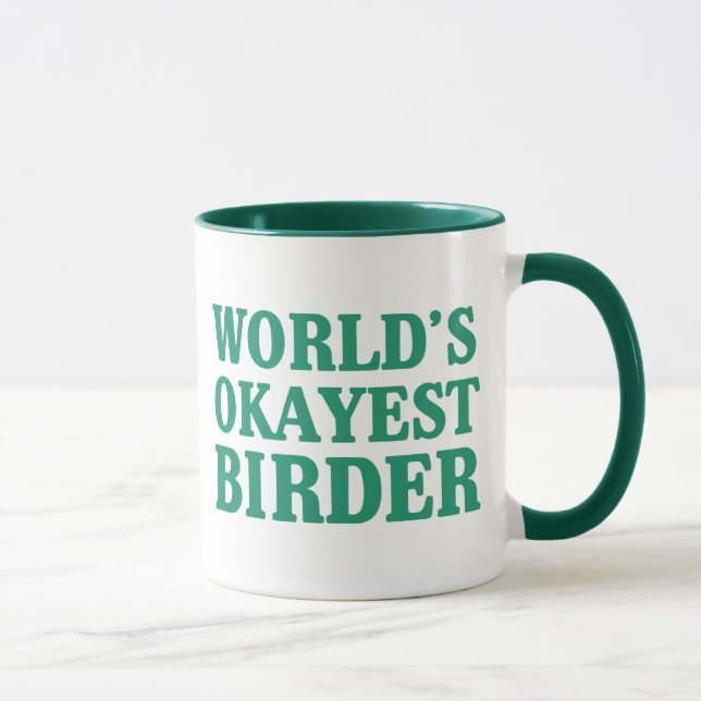 World's Okayest Birder Mug (Right)