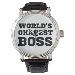 World's Okayest Boss Watch