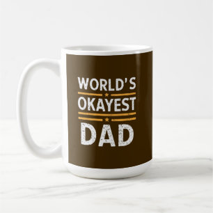 World's Okayest Dad Coffee Mug