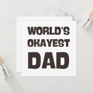 world's okayest dad funny dad