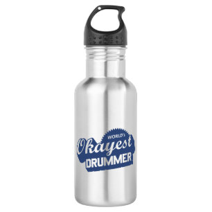 Worlds Okayest Drummer 532 Ml Water Bottle