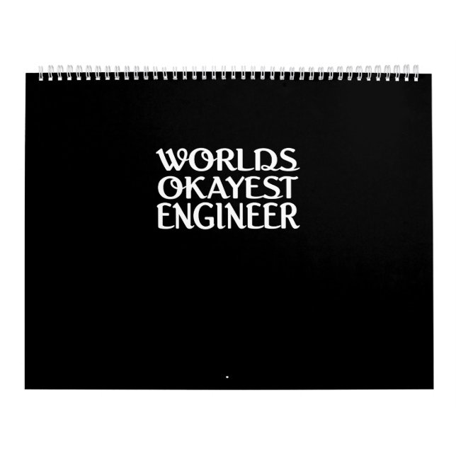 worlds okayest engineer calendar (Cover)