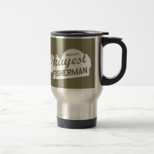 World's Okayest Fisherman Travel Mug