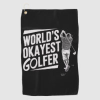 World's Okayest Golfer Funny Golf Lover Golfing