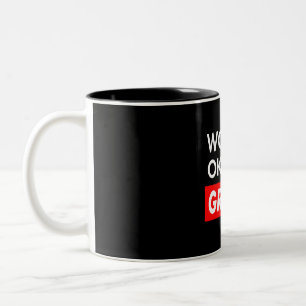 Worlds okayest Griffin Two-Tone Coffee Mug