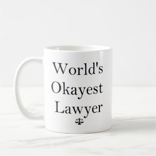 World's Okayest Lawyer Mug