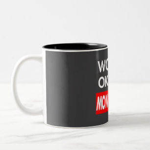 Worlds okayest Montenegro Two-Tone Coffee Mug