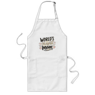 World's Okayest Mum Long Apron