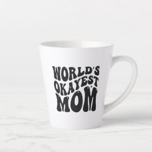 World's Okayest Mum Mother's Day Design-51723 Latte Mug