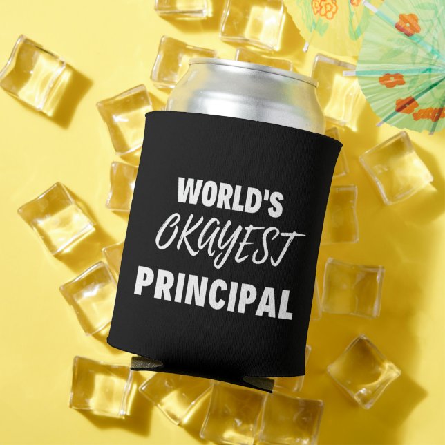 World's Okayest Principal Can Cooler (In Situ Summer)