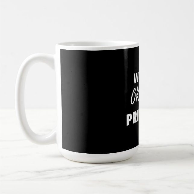 World's Okayest Principal Coffee Mug (Left)