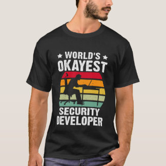 World's Okayest Security Developer T-Shirt