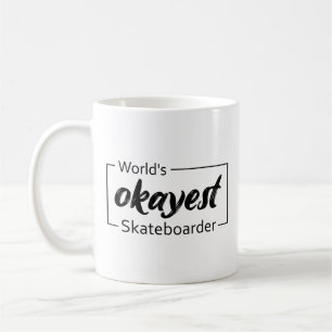 World's Okayest Skateboarder Coffee Mug