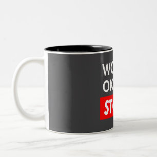 Worlds okayest Stokes Two-Tone Coffee Mug