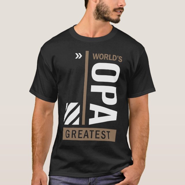 World's Opa Greatest T-Shirt (Front)