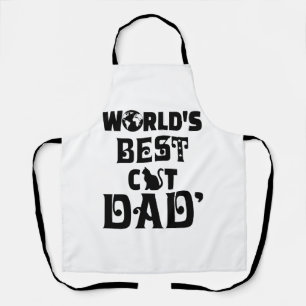 Worlds s Best Cat Dad Apron