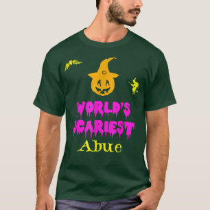 World's Scariest Abue Halloween Costume Lazy Easy T-Shirt