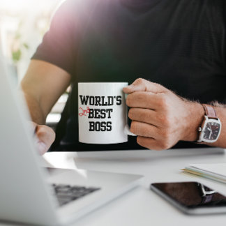World's Second Best Boss Customisable Mug