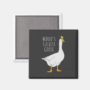 World's Silliest Goose Magnet