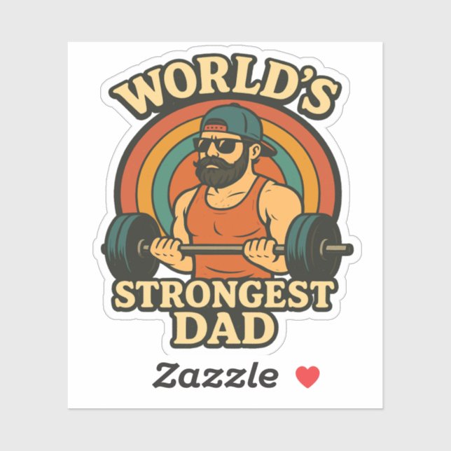 World's Strongest Dad Workout Training Gym (Sheet)