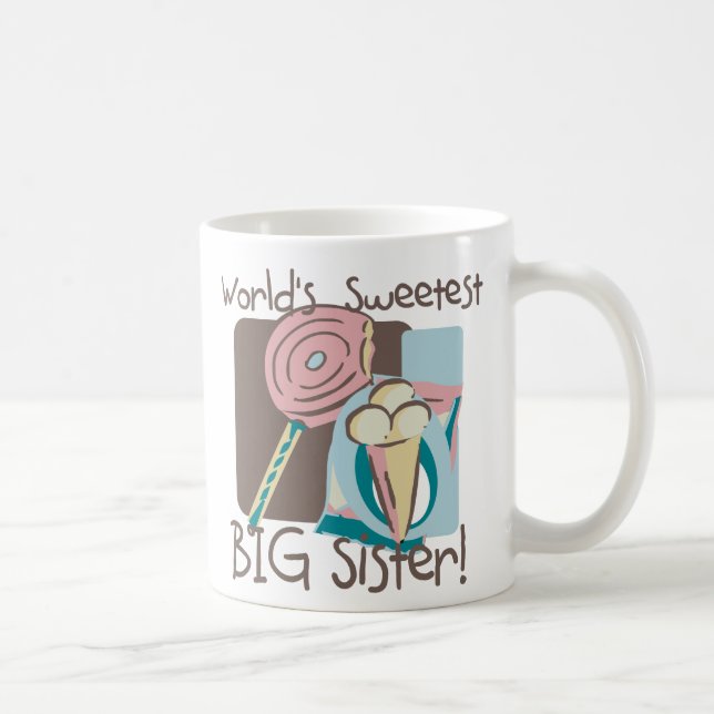 World's Sweetest Big Sister Coffee Mug (Right)