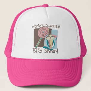 World's Sweetest Big Sister Trucker Hat