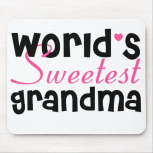 World's Sweetest Grandma mouse pad
