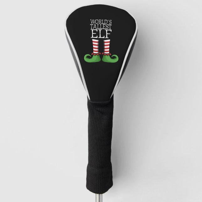 Worlds Tallest Elf Christmas Costume Design Golf Head Cover (Front)